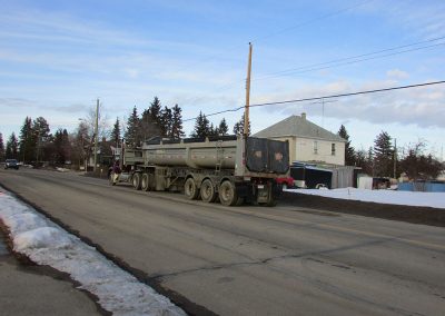 Truck and End Dump Trailer